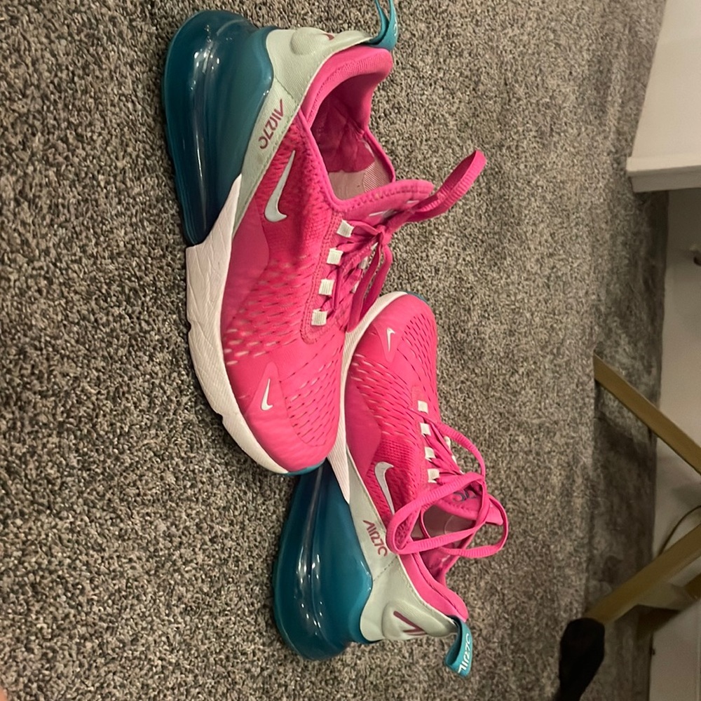 Nike air max 270 - barely worn - pink and turquoise
